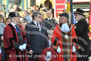 Remembrance Sunday Yeovil Pt 2 – November 9, 2014: Hundreds of people of all ages and from all walks of life gathered to show their respects at the War Memorial in Yeovil town centre. Photo 8