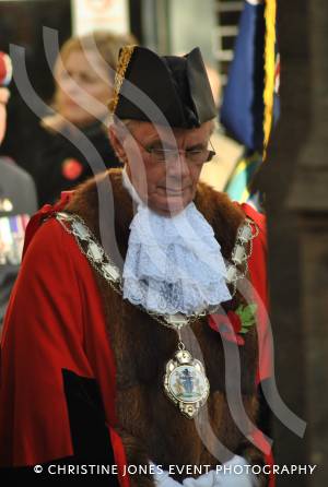 Remembrance Sunday Yeovil Pt 2 – November 9, 2014: Hundreds of people of all ages and from all walks of life gathered to show their respects at the War Memorial in Yeovil town centre. Photo 13