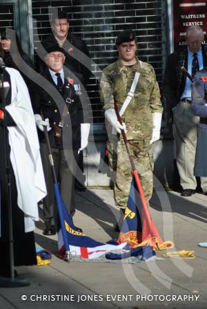Remembrance Sunday Yeovil Pt 2 – November 9, 2014: Hundreds of people of all ages and from all walks of life gathered to show their respects at the War Memorial in Yeovil town centre. Photo 17