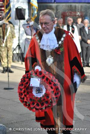 Remembrance Sunday Yeovil Pt 2 – November 9, 2014: Hundreds of people of all ages and from all walks of life gathered to show their respects at the War Memorial in Yeovil town centre. Photo 18
