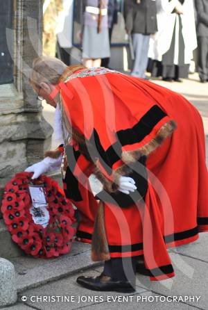 Remembrance Sunday Yeovil Pt 2 – November 9, 2014: Hundreds of people of all ages and from all walks of life gathered to show their respects at the War Memorial in Yeovil town centre. Photo 19