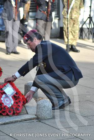 Remembrance Sunday Yeovil Pt 2 – November 9, 2014: Hundreds of people of all ages and from all walks of life gathered to show their respects at the War Memorial in Yeovil town centre. Photo 23