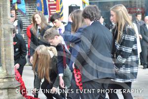 Remembrance Sunday Yeovil Pt 2 – November 9, 2014: Hundreds of people of all ages and from all walks of life gathered to show their respects at the War Memorial in Yeovil town centre. Photo 28