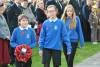 Remembrance Sunday Ilminster – November 9, 2014: People of all ages from Ilminster came together to show their respects at the Minster. Photo 1