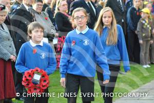 Remembrance Sunday Ilminster – November 9, 2014: People of all ages from Ilminster came together to show their respects at the Minster. Photo 1