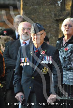 Remembrance Sunday Ilminster – November 9, 2014: People of all ages from Ilminster came together to show their respects at the Minster. Photo 26