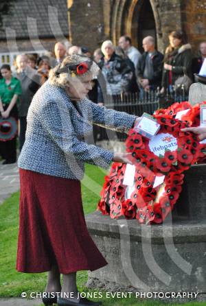Remembrance Sunday Ilminster – November 9, 2014: People of all ages from Ilminster came together to show their respects at the Minster. Photo 27