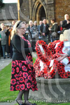 Remembrance Sunday Ilminster – November 9, 2014: People of all ages from Ilminster came together to show their respects at the Minster. Photo 31