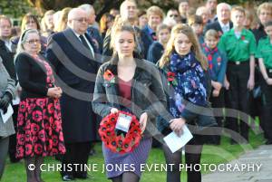 Remembrance Sunday Ilminster – November 9, 2014: People of all ages from Ilminster came together to show their respects at the Minster. Photo 32