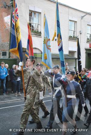 Remembrance Sunday Ilminster – November 9, 2014: People of all ages from Ilminster came together to show their respects at the Minster. Photo 39