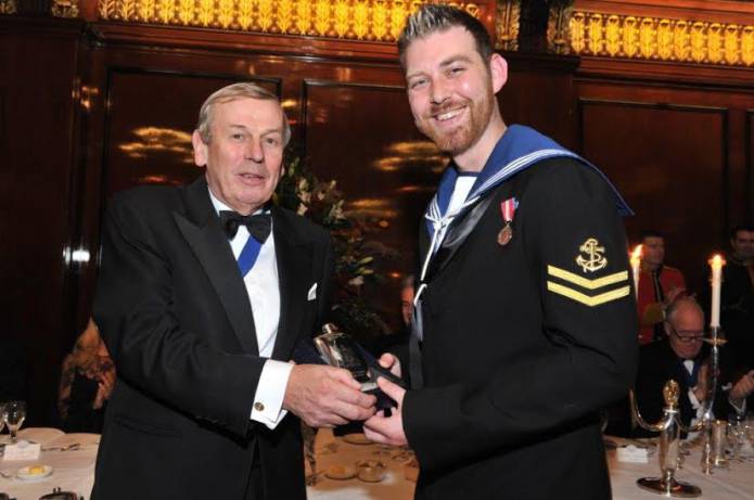 YEOVILTON LIFE: Aarron receives HMS Heron award