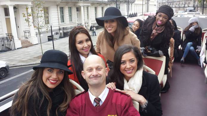 YEOVIL NEWS: It was a tough job, but someone had to look after the Miss World ladies!