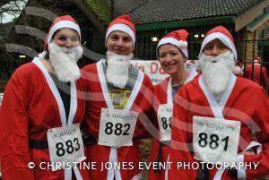 Santa Dash in Yeovil - December 2014: The annaul Santa Dash at Yeovil Country Park in aid of St Margaret's Somerset Hospice took place on December 14, 2014. Photo 6