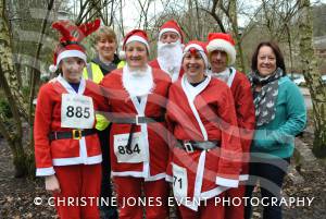 Santa Dash in Yeovil - December 2014: The annaul Santa Dash at Yeovil Country Park in aid of St Margaret's Somerset Hospice took place on December 14, 2014. Photo 8