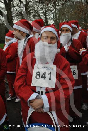 Santa Dash in Yeovil - December 2014: The annaul Santa Dash at Yeovil Country Park in aid of St Margaret's Somerset Hospice took place on December 14, 2014. Photo 14