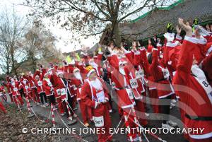 Santa Dash in Yeovil - December 2014: The annaul Santa Dash at Yeovil Country Park in aid of St Margaret's Somerset Hospice took place on December 14, 2014. Photo 16