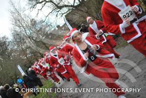 Santa Dash in Yeovil - December 2014: The annaul Santa Dash at Yeovil Country Park in aid of St Margaret's Somerset Hospice took place on December 14, 2014. Photo 21