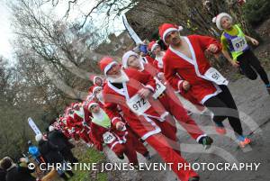 Santa Dash in Yeovil - December 2014: The annaul Santa Dash at Yeovil Country Park in aid of St Margaret's Somerset Hospice took place on December 14, 2014. Photo 22