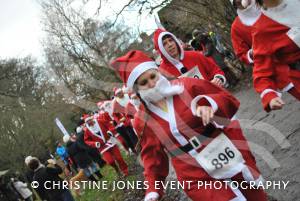 Santa Dash in Yeovil - December 2014: The annaul Santa Dash at Yeovil Country Park in aid of St Margaret's Somerset Hospice took place on December 14, 2014. Photo 24