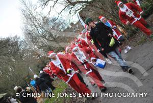 Santa Dash in Yeovil - December 2014: The annaul Santa Dash at Yeovil Country Park in aid of St Margaret's Somerset Hospice took place on December 14, 2014. Photo 25