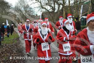 Santa Dash in Yeovil - December 2014: The annaul Santa Dash at Yeovil Country Park in aid of St Margaret's Somerset Hospice took place on December 14, 2014. Photo 32