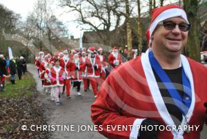 Santa Dash in Yeovil - December 2014: The annaul Santa Dash at Yeovil Country Park in aid of St Margaret's Somerset Hospice took place on December 14, 2014. Photo 33