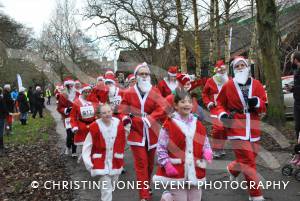 Santa Dash in Yeovil - December 2014: The annaul Santa Dash at Yeovil Country Park in aid of St Margaret's Somerset Hospice took place on December 14, 2014. Photo 34