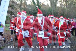 Santa Dash in Yeovil - Dec 16, 2012: And they're off. Photo 13