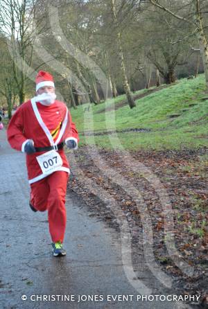 Santa Dash in Yeovil - Dec 16, 2012: Runner-up Robin-Mark Schols. Photo 22