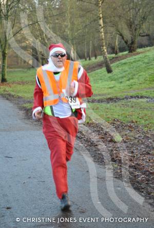 Santa Dash in Yeovil - Dec 16, 2012: Seventh-placed Guy Williams. Photo 28