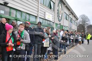 Yeovil Town v Manchester United: January 4, 2015: It was a fan-tastic day at Huish Park when Man Utd came to Yeovil in the Third Round of the FA Cup. Photo 4
