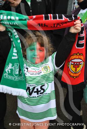Yeovil Town v Manchester United: January 4, 2015: It was a fan-tastic day at Huish Park when Man Utd came to Yeovil in the Third Round of the FA Cup. Photo 11