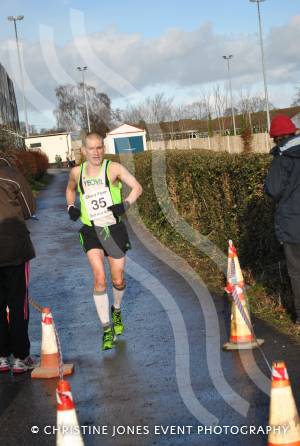 Chard Flyer 2013: Runner-up Paul Rose reaches the finish. Photo 50