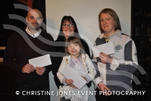 Ilminster Carnival Committee cheque presentations – February 2015: Groups and organisations from the Ilminster area received grants from the Carnival Committee at the Shrubbery Hotel, Ilminster, on February 13, 2015. Photo 5