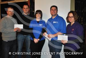 Ilminster Carnival Committee cheque presentations – February 2015: Groups and organisations from the Ilminster area received grants from the Carnival Committee at the Shrubbery Hotel, Ilminster, on February 13, 2015. Photo 7