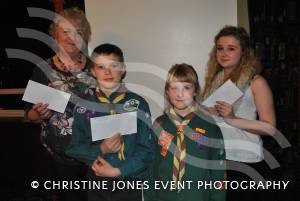 Ilminster Carnival Committee cheque presentations – February 2015: Groups and organisations from the Ilminster area received grants from the Carnival Committee at the Shrubbery Hotel, Ilminster, on February 13, 2015. Photo 8
