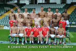 August 2012: Yeovil Town Football Club came up with a good idea to raise awareness for a first-team sponsor when the players went bare-chested for the club's annual pre-season photocall at Huish Park.