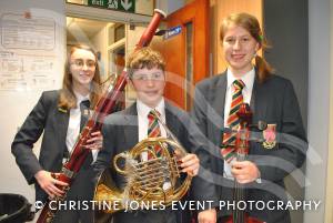December 2012: Musical students at Preston School in Yeovil pose for a photo ahead of their Christmas concert.