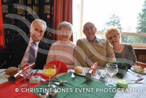 January 2012: Ilminster Senior Citizens Lunch at the Shrubbery Hotel in Ilminster.