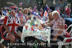 June 2012:Queen's Diamond Jubilee street party fun at Shepton Beauchamp.
