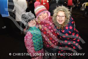 November 2012: Full of smiles at the switching-on of the Christmas lights in Chard.