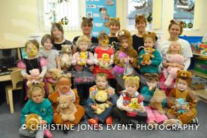 November 2012: Children in Need fun at the Sunny Ile Pre-School at Ilminster.