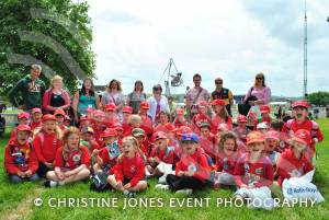 May 2012: Pupils from Shepton Beauchamp Primary School at the Royal Bath and West Show.