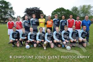 May 2012: Ilminster Town FC celebrate winning Division One in the Errea Somerset County League.