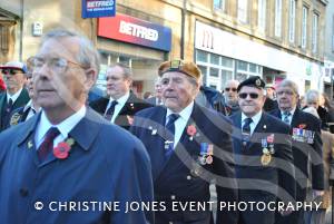 November 2012: On parade on Remembrance Sunday in Yeovil.