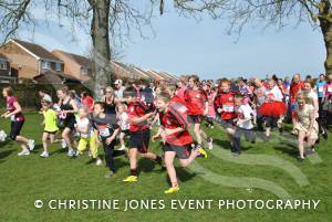 March 2012: Runners set off at the start of the Sport Relief Mile at the Yeovil Recreation Ground.