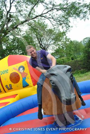 June 2012: Fun in the Fun Zone at the Home Farm Festival in aid of the Piers Simon Appeal at Chilthorne Domer.