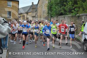 May 2012: Runners in the Crewkerne 10k set off.
