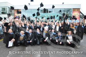 October 2012: Graduation ceremony for students from the University Centre Yeovil at the Octagon Theatre in Yeovil.