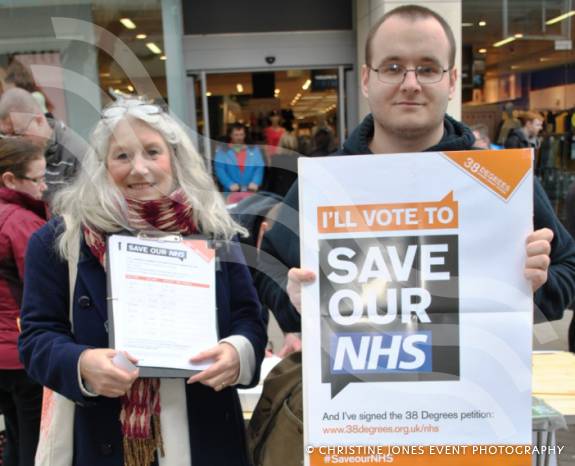 ELECTIONS: Singing up for the Save Our NHS campaign in Yeovil